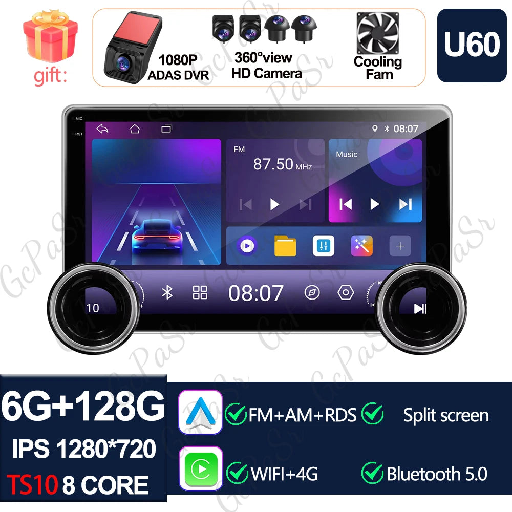 10-Inch Android Car Stereo with GPS, Bluetooth & CarPlay - image 14