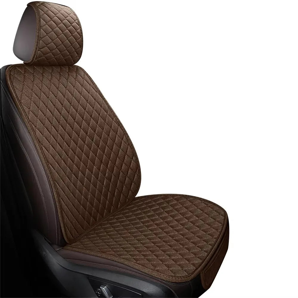 Breathable Cotton Blend Car Seat Cushion for Front or Rear Seats