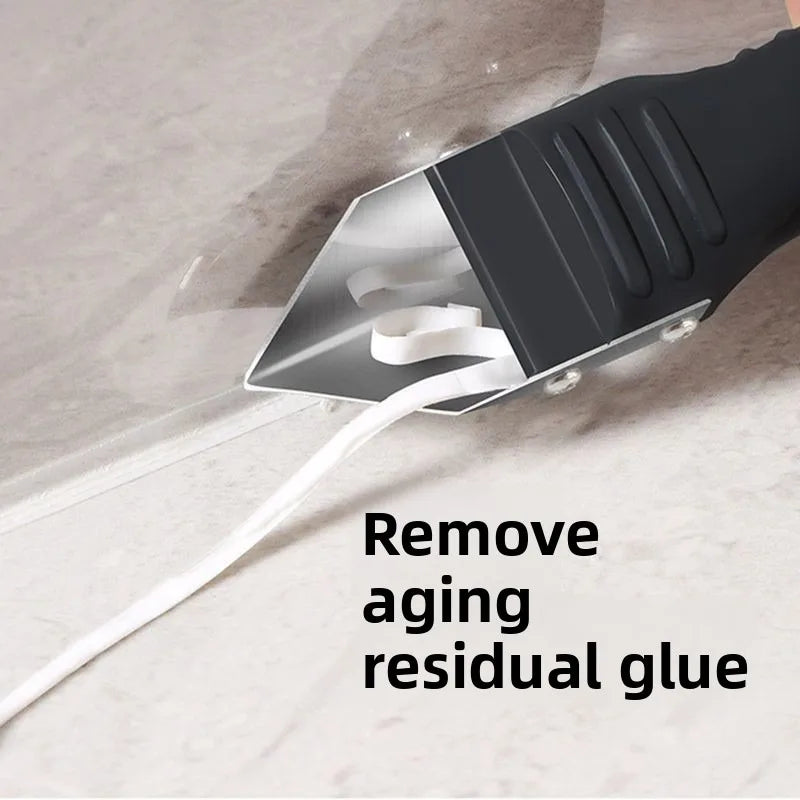 Silicone Scraper Squeegee Glue Remover Knife Caulking Angle Beauty Crack Trowel Tool Grout Scraper Kit 5in1 Multifunctional Home