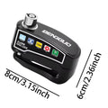 Motorcycle Alarm Lock Wheel Disc Brake Lock with Key Waterproof Aluminum Alloy Anti-Theft Scooter Alarma Disc Security Brakelock