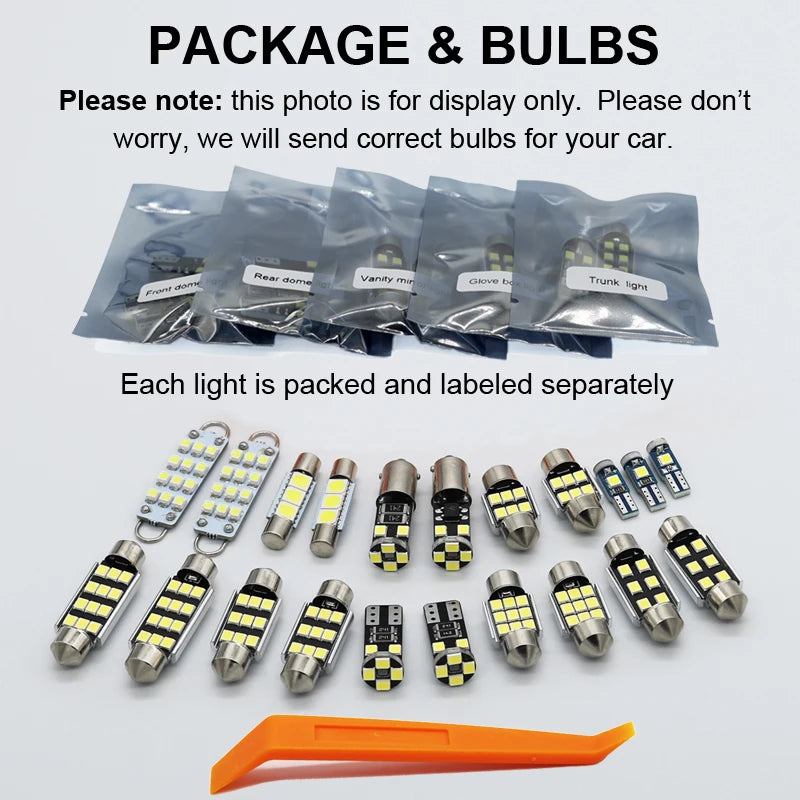 13-Piece LED Interior Light Kit for 2009-2014 Ford F-150 - image 5
