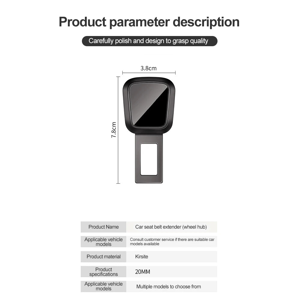Seat Belt Extender Clip for Tesla & Porsche - image 19