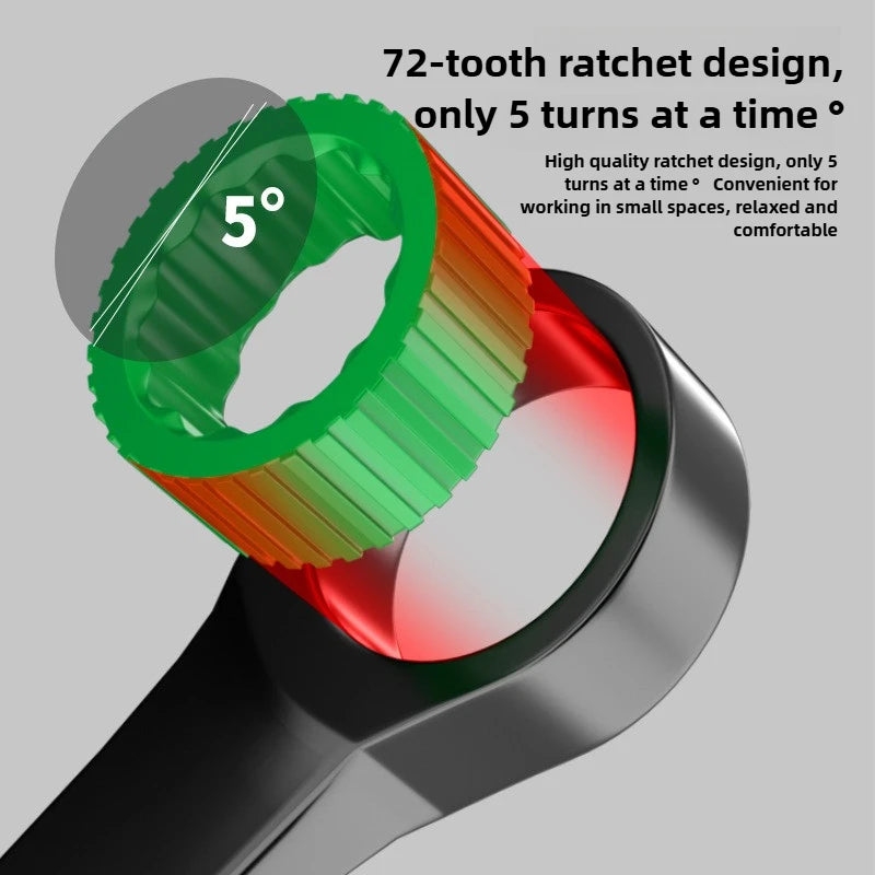 Open-End Ratchet Wrench 6-10mm Dual Purpose Tool - image 4