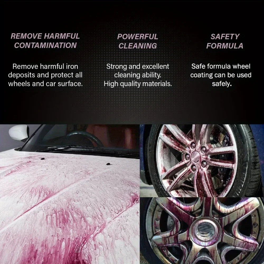 Iron Powder Remover Spray for Car Paint and Wheels