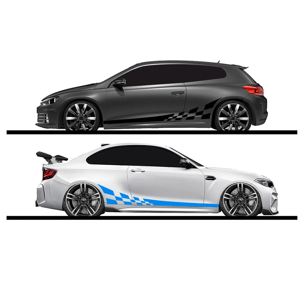 2-Pack Car Vinyl Wrap Film - Racing Stripes & Camouflage Decals - image 3