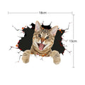 3D Peeking Cat Car Sticker, Funny Waterproof Vinyl Decal - view 10