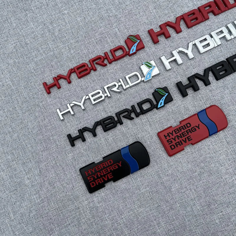 Hybrid Logo Emblem Badge Decal Sticker for Car Body - view 2