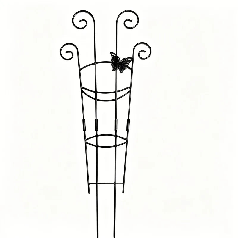 Iron Flower Trellis Frame Stand – Climbing Plant Rack