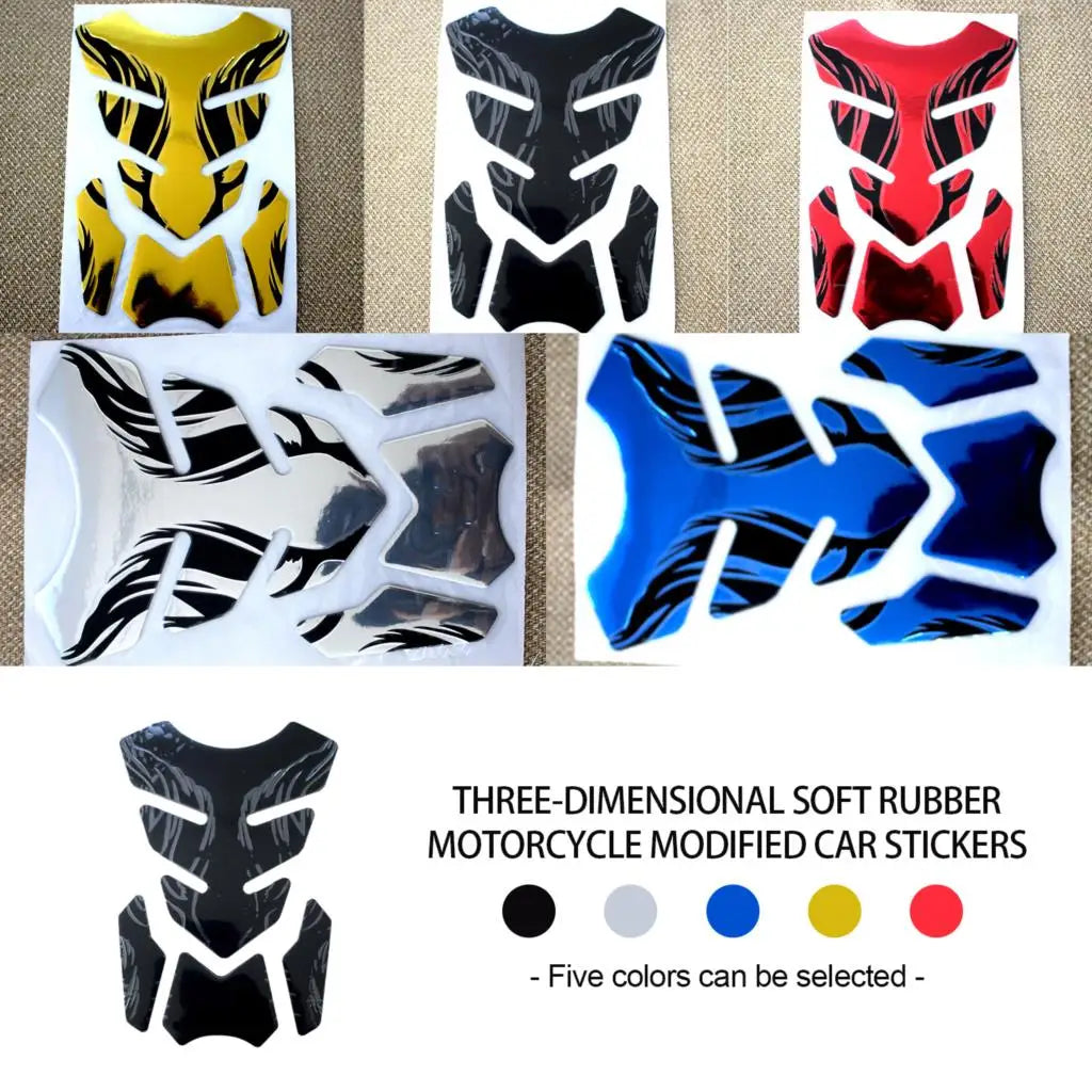 Fishbone 3D Tank Pad Reflective Protector Sticker for Motorcycles - view 4