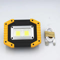 Rechargeable LED Work Light COB 30W Portable Waterproof For Outdoor Camping Hiking Car Repairing And Job Site Lighting