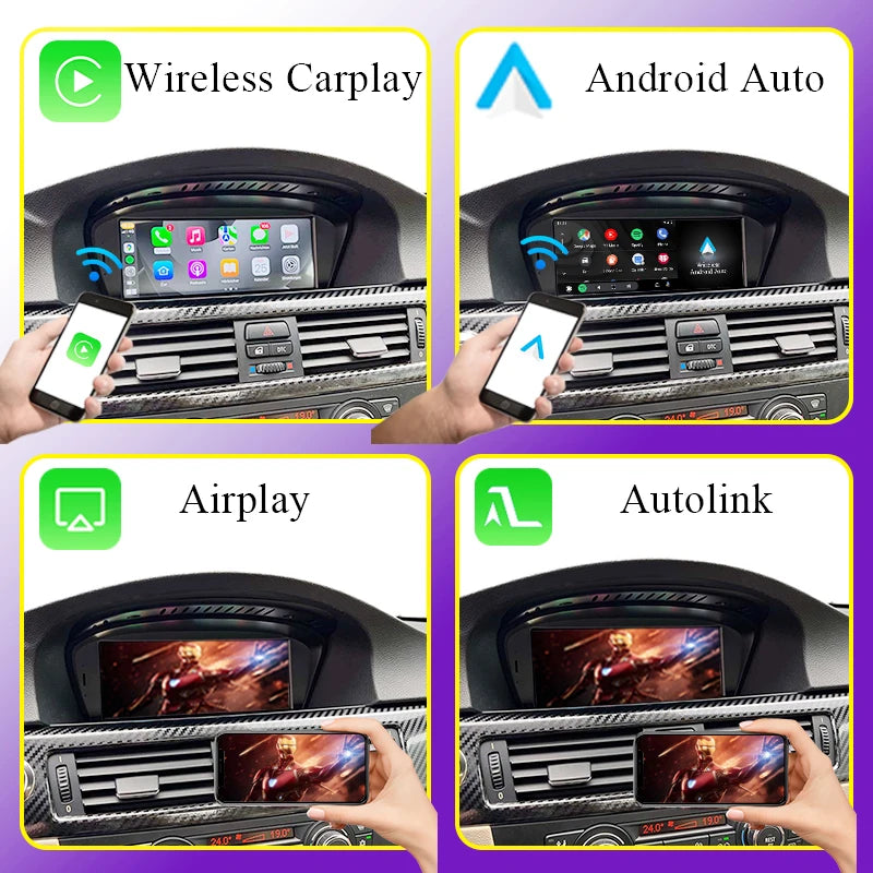 8.8" Wireless CarPlay & Android Auto Display for BMW Models - image 2