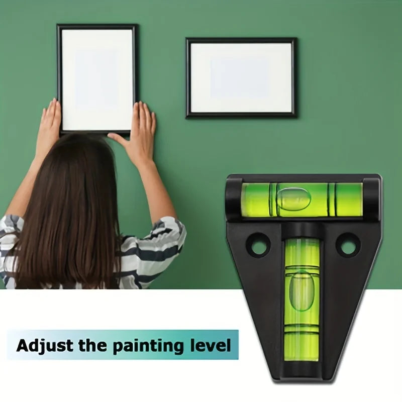 Horizontal Bubble Triangle Level – Circular Bullseye Spirit Level
