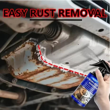 Quick-Acting Rust Remover Spray for Exhaust Pipes and Wheel Hubs
