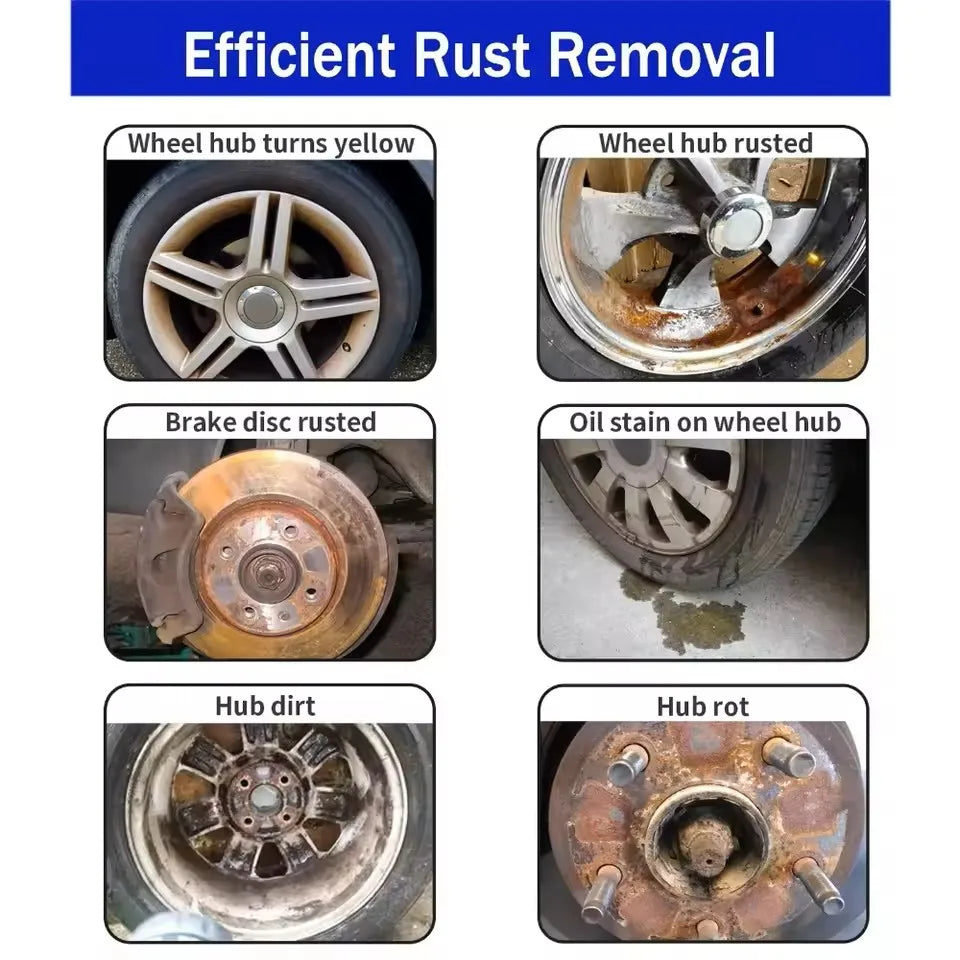 Car Rust Remover Spray - 120ml Multifunctional Metal Cleaner - image 4