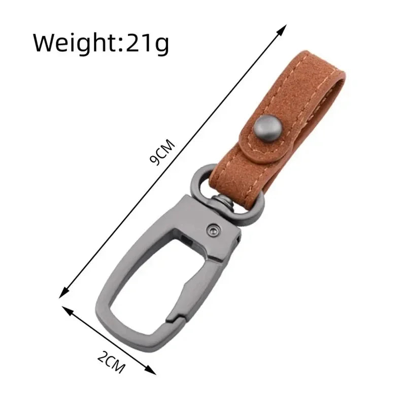 Fashion Handmade Keychain Leather Keyring DIY Car Keychain Key Holder Keys Organizer Charm Keychain Accessories