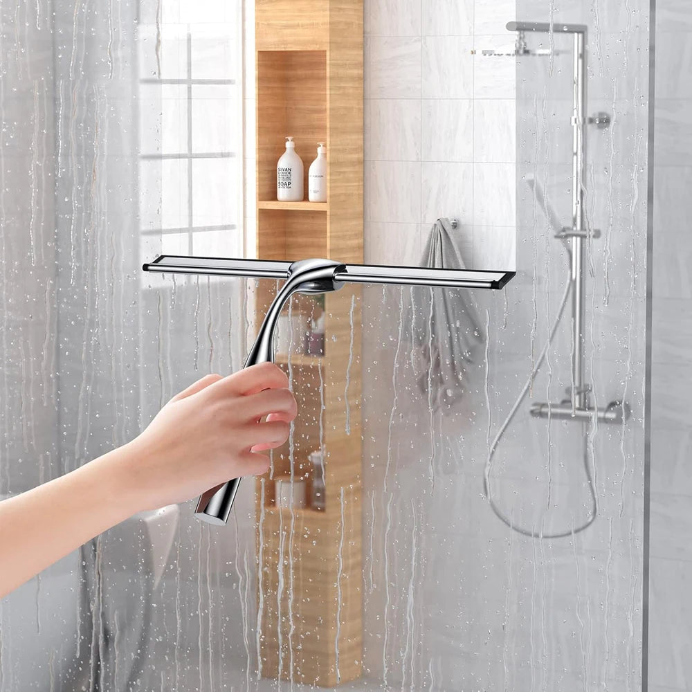 Silicone Shower Squeegee with Hanging Holder
