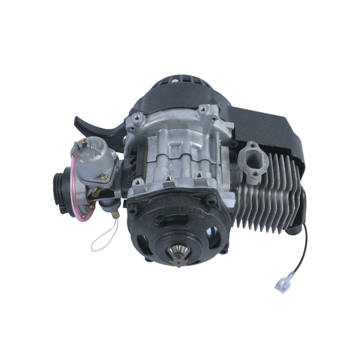 49cc 2-Stroke Pull Start Engine with 25H Sprocket for Pocket Bike
