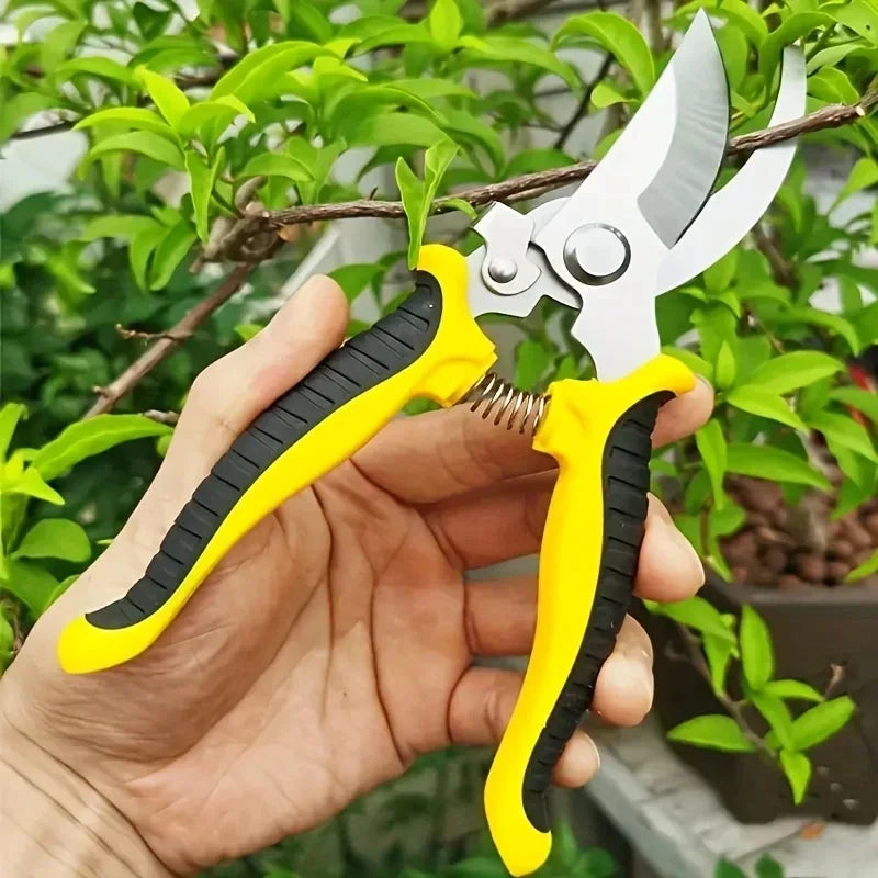 Sharp Garden Pruning Shears Anti-slip Handle Professional Hand Pruners For Fruit Trees Flowers Bushes Household Gardening Tools