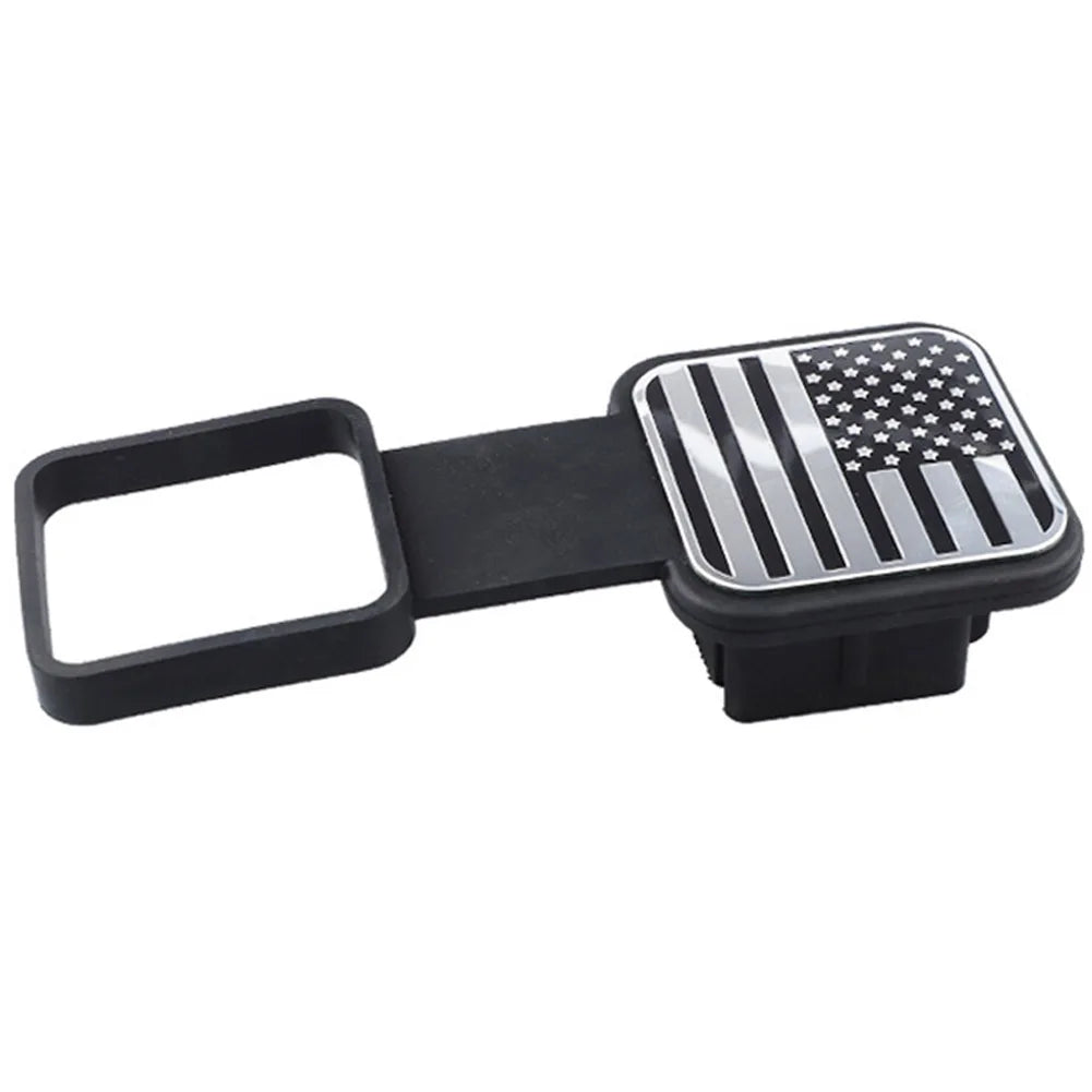 Trailer Hitch Receiver Cover Plug Waterproof Tube Cap Protector Dustproof Trailer Hitch Cover 2 Inch Receiver Auto Square Plug