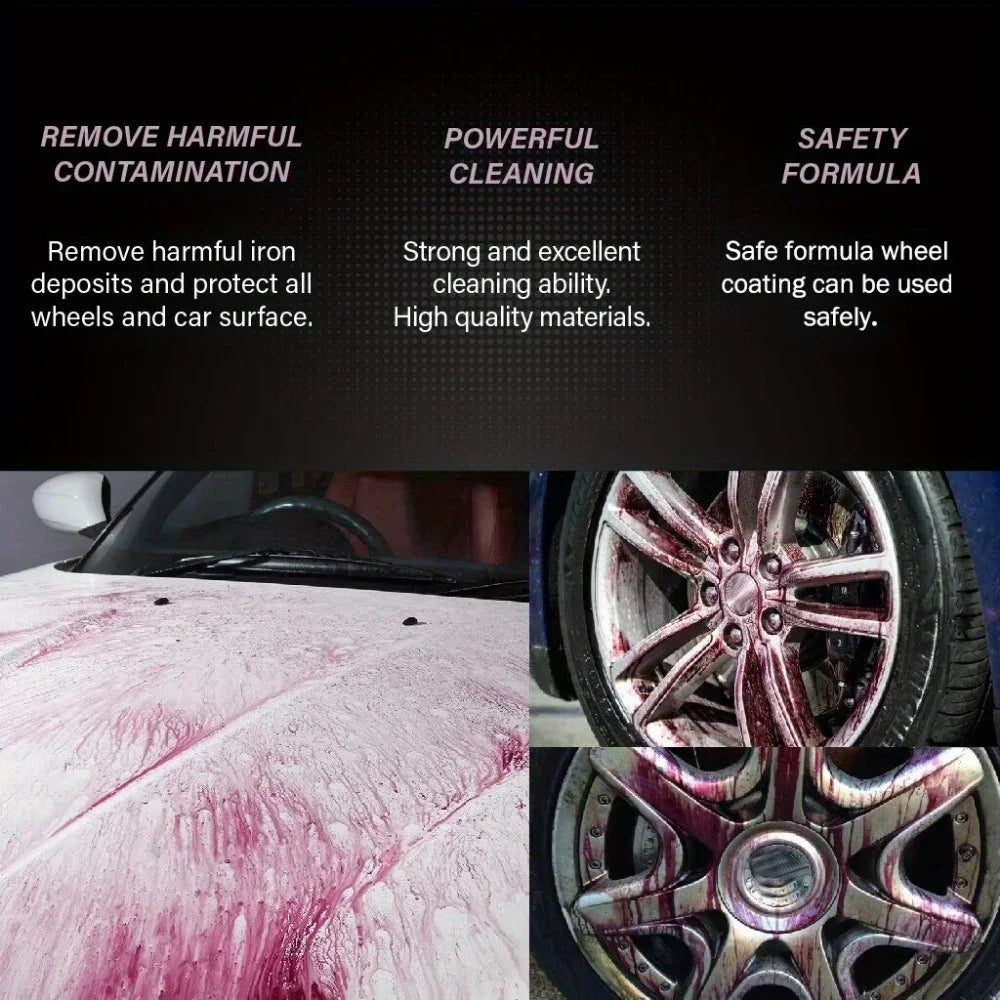 Iron Powder Remover Spray for Car Paint and Wheels