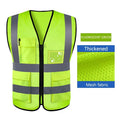 Adjustable Safety High Reflective Visibility Vest Reflective Security Vests Traffic Night Outdoor For Running Cycling Sports