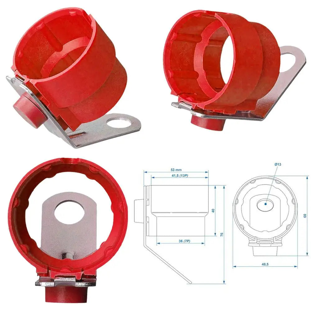 Trailer Dirt Protection Plug Adapter Trailer Connector for 7 /13 Pin Trailer Plugs Adapter Car Truck Trailer Plug Accessories