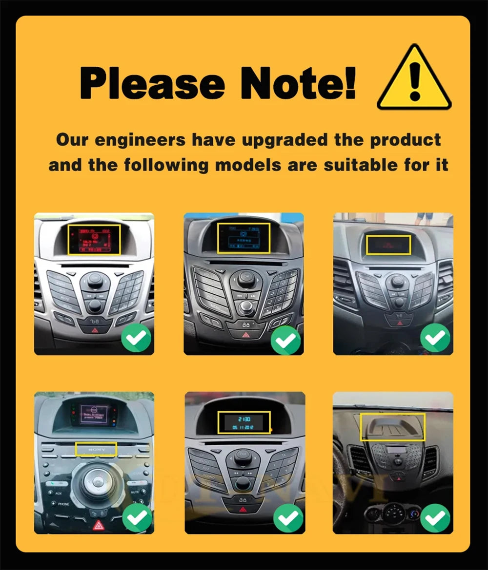 Ford Fiesta Mk6 9 Inch Android 16 CarPlay GPS Head Unit - image 3