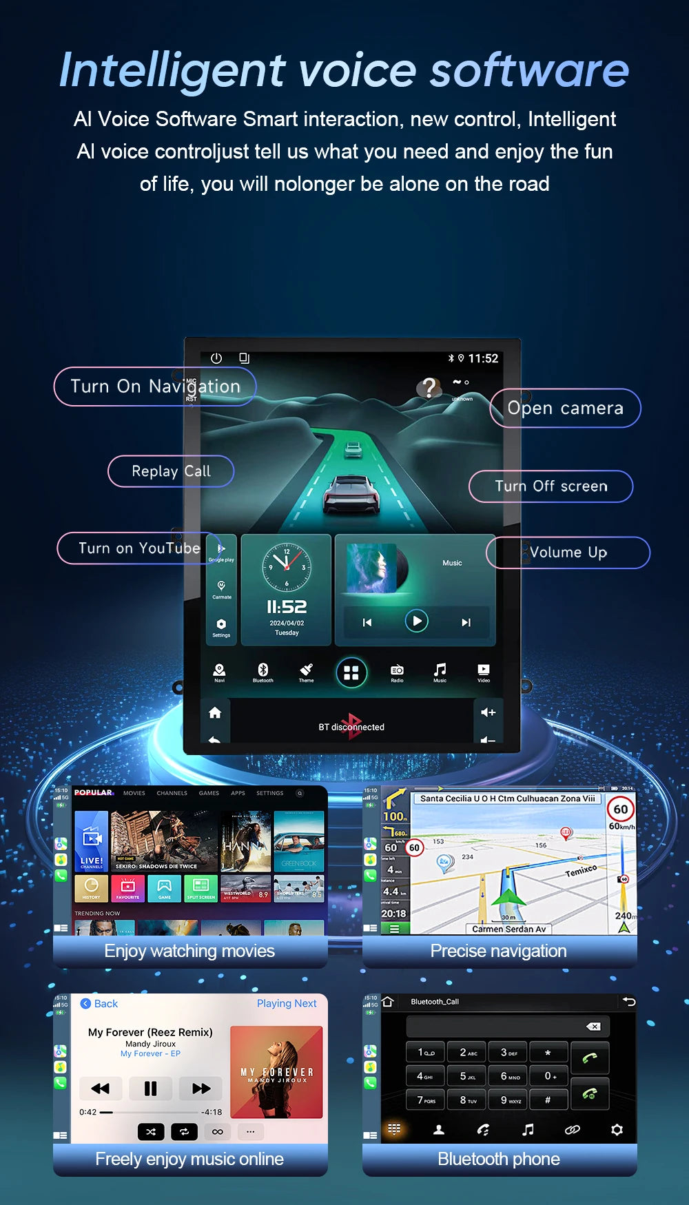 9.7-Inch Android 12 Car Radio for 2014-2017 Jeep Grand Cherokee - image 21