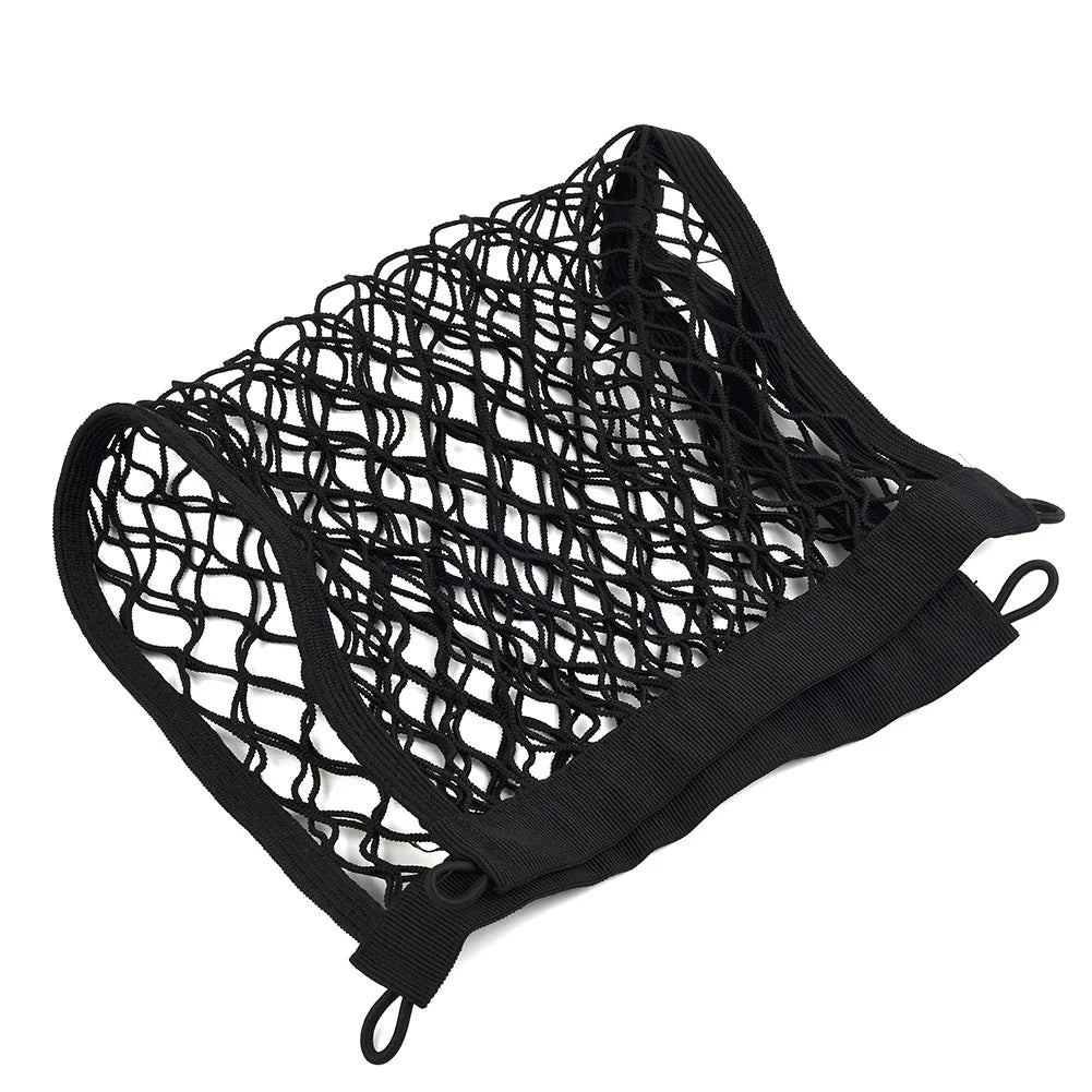 Car Trunk Storage Bag Nylon Mesh Nets Extra Large Elastic String Luggage Net For Cargo Van Motorhome Mobile Home Caravan Boat