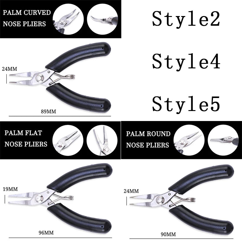 3-Piece Stainless Steel Mini Pliers Set – Wire Cutter & Repair Tools