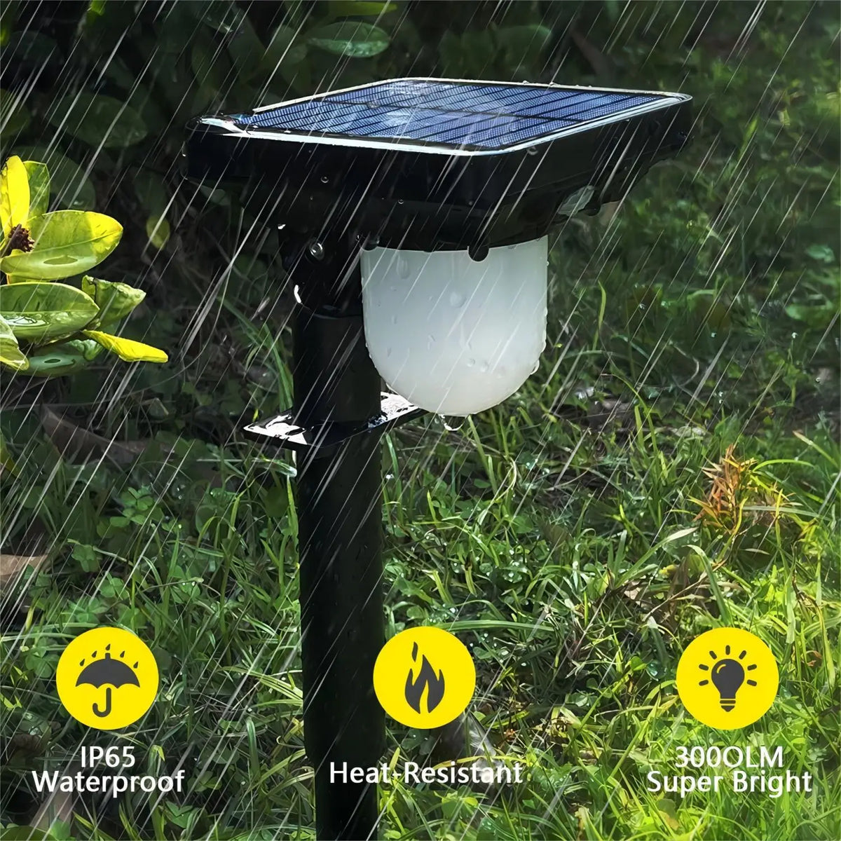 Solar Wall Lamp with Motion Sensor – Waterproof Pathway Light