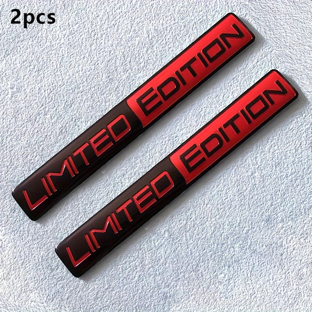 2pc 3D Metal Limited Edition Badge Decals for Trunk and Fender - view 12