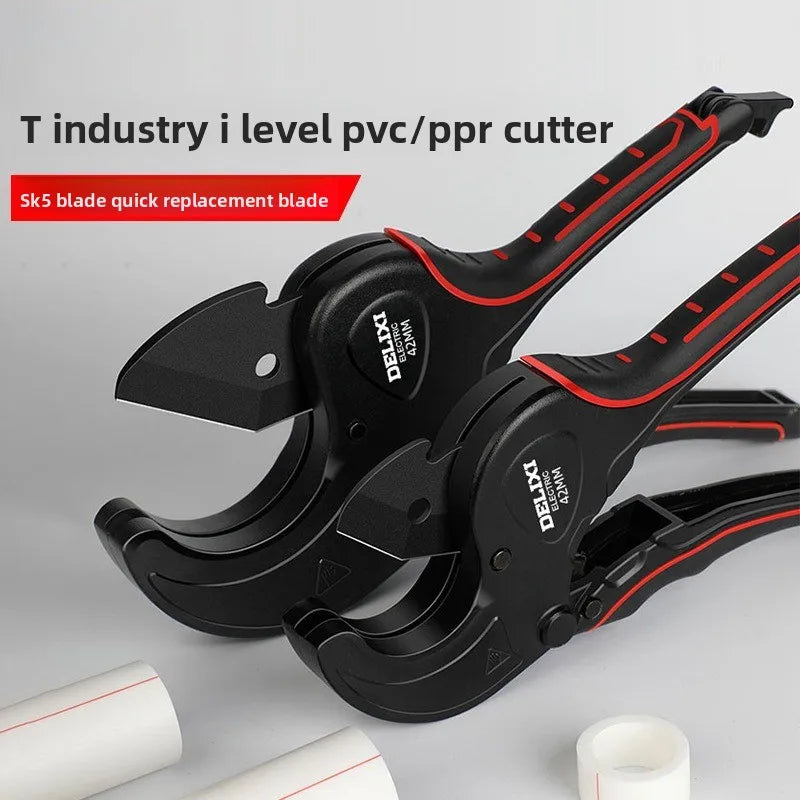 Ratchet Tube Cutter Scissors – PVC, PPR & PE Pipe