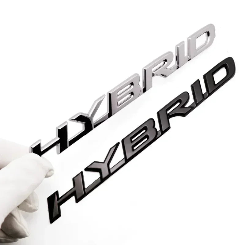 3D Metal Hybrid Letter Trunk and Fender Emblem Badge Decal - view 4