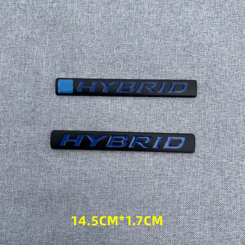Hybrid Emblem Badge Decal Sticker for Car Trunk and Fender - view 4