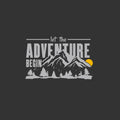 Let the Adventure Begin Vinyl Car Decal, 25, 40 or 50cm