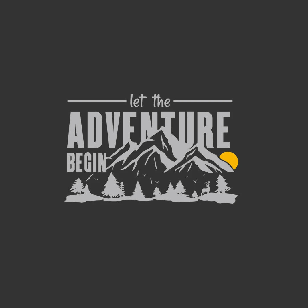 Let the Adventure Begin Vinyl Car Decal, 25, 40 or 50cm