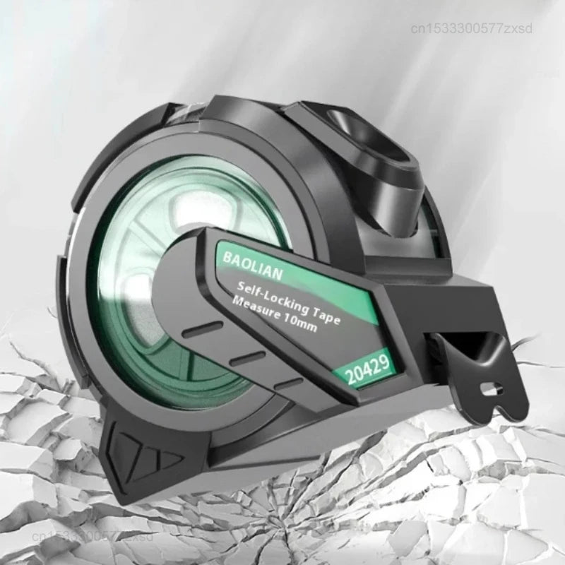 Self-Locking Steel Tape Measure – Hardened, Wear-Resistant