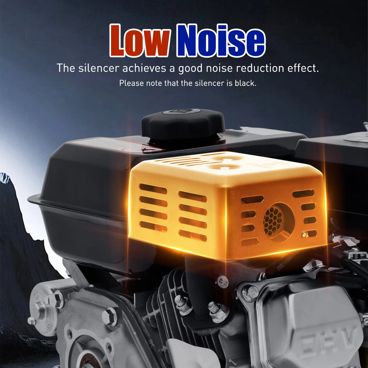 7.5HP 210cc 4-Stroke Gas Engine with Electric Start for Go Karts