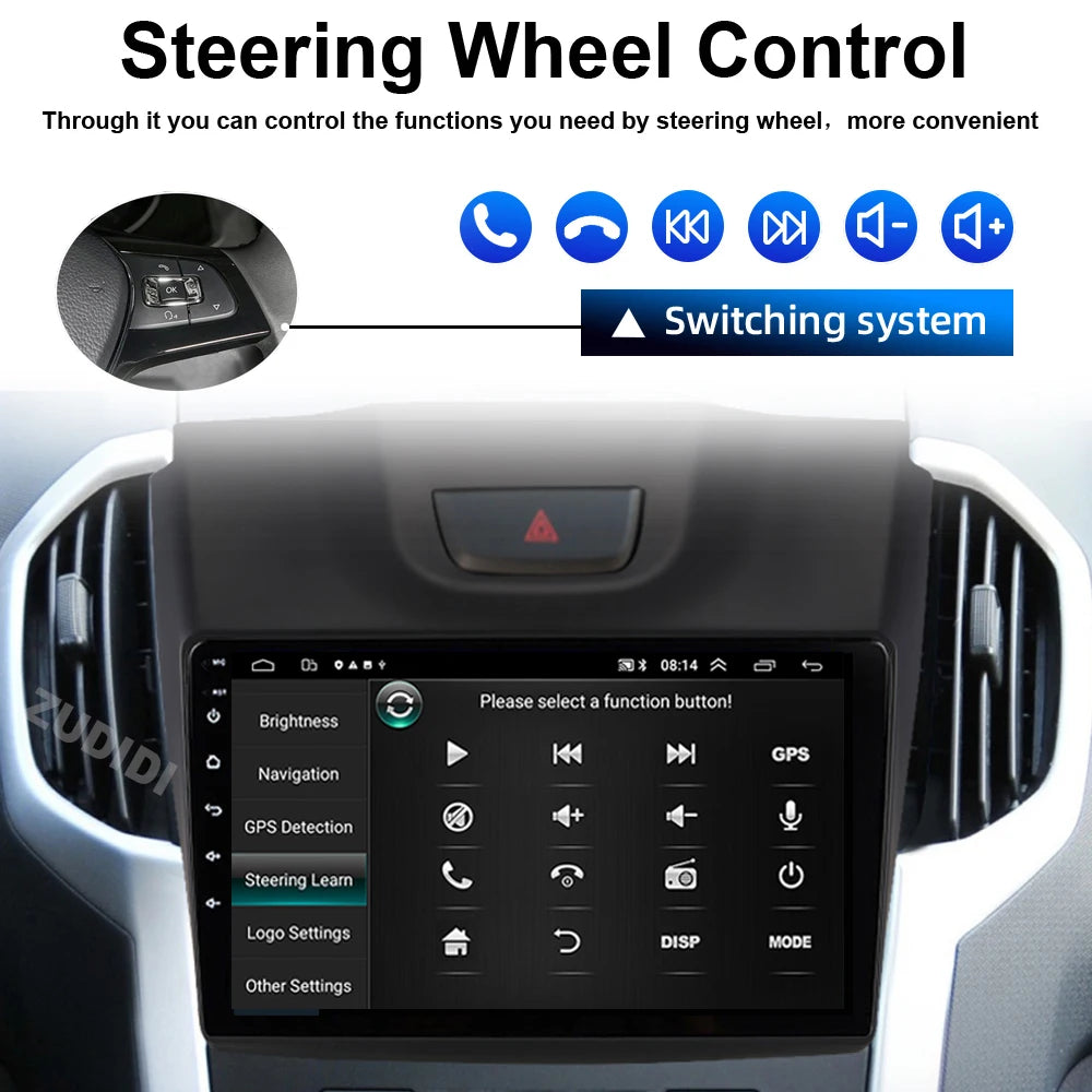 Android 16 Car Stereo for Chevy Colorado S10 Isuzu DMax GPS CarPlay - image 6