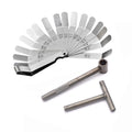 Motorcycle Valve Adjusting Spanner Tool + Feeler Gauge 0.005-0.020in