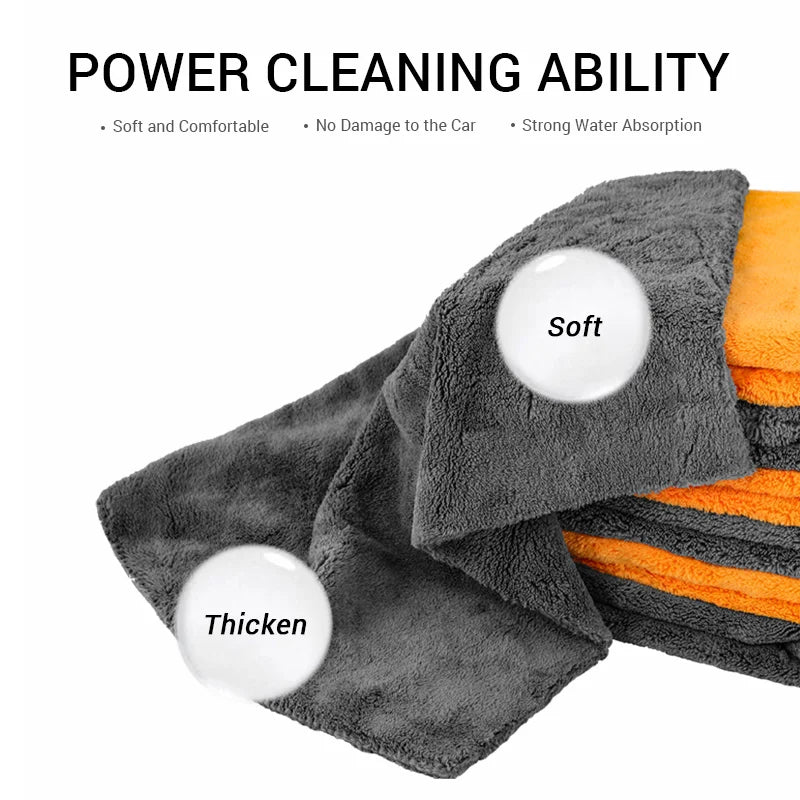 Ultra Absorbent 40x40cm Microfiber Towels for Car Detailing & Home - image 4