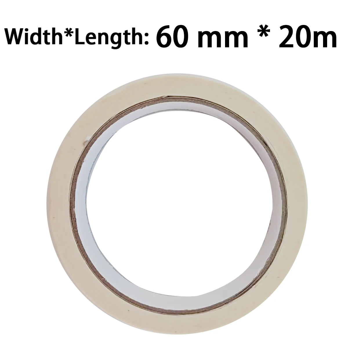 20m/50m White Writable Masking Tape Waterproof Self Adhesive for Art Painting Car DIY