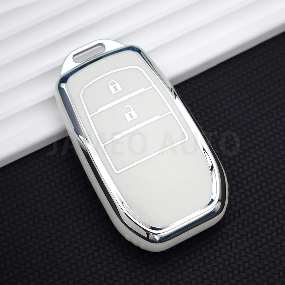 TPU Anti-Scratch Key Case Cover for Toyota Models - image 6
