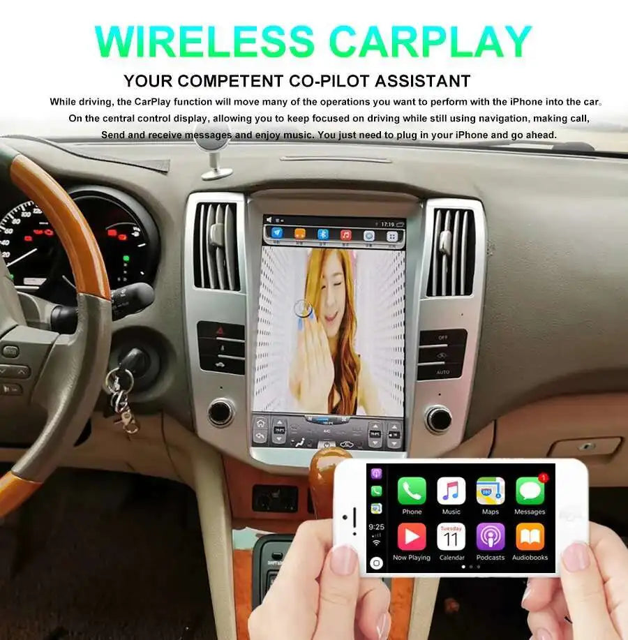 Android 14 128GB Car GPS Radio Lexus RX300/RX330/RX350/RX400h Harrier - image 4