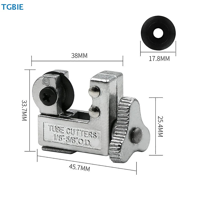 Mini Pipe Cutter Tube Cutter for Copper Brass Aluminium Stainless Steel Pipes