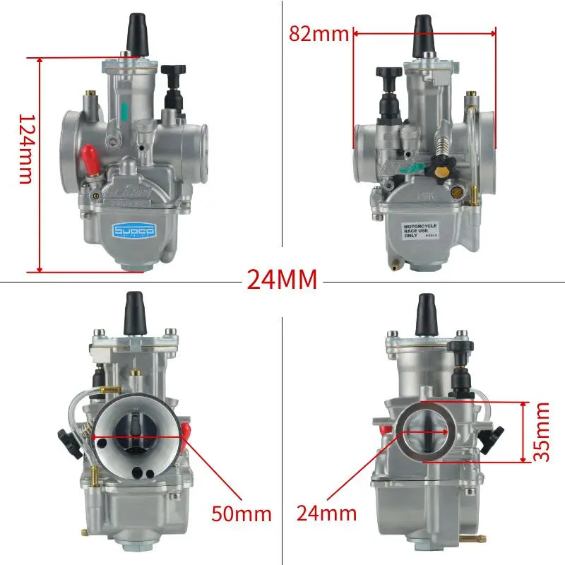 Keihin KOSO PWK Racing Carburetor 24-34mm for 2T/4T Engines - image 10
