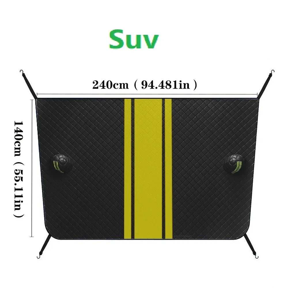 Windshield Snow, Frost and Sun Cover, Magnetic or Standard