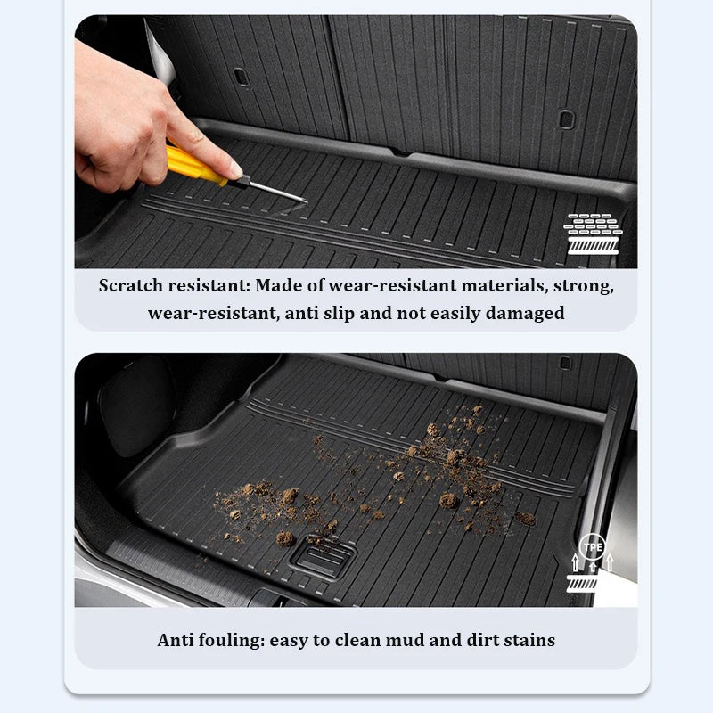 Trunk Cargo Mat and Seat Back Cover for Toyota RAV4 2021-2026