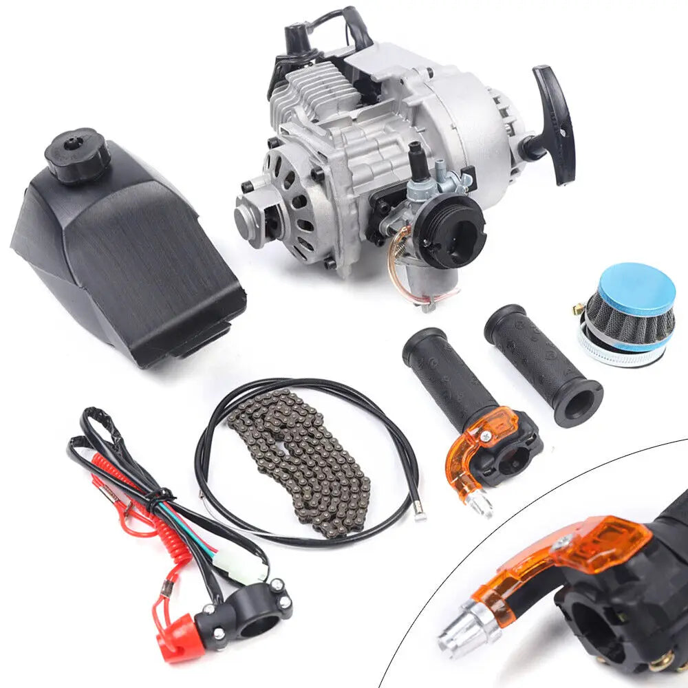 49cc 2-Stroke Racing Engine Kit for Mini Dirt Bikes and Pocket Bikes